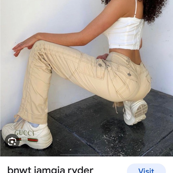 AMAZING RYDER CARGO PANT I.AM.GIA SIZE SMALL BEIGE - Picture 3 of 7